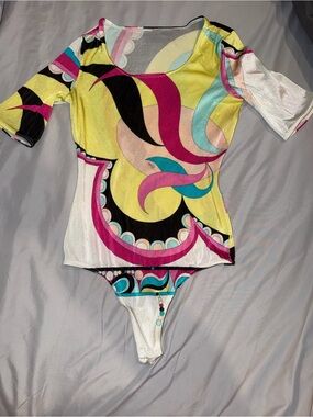 Emilio Pucci x Wolford bodysuit preowned